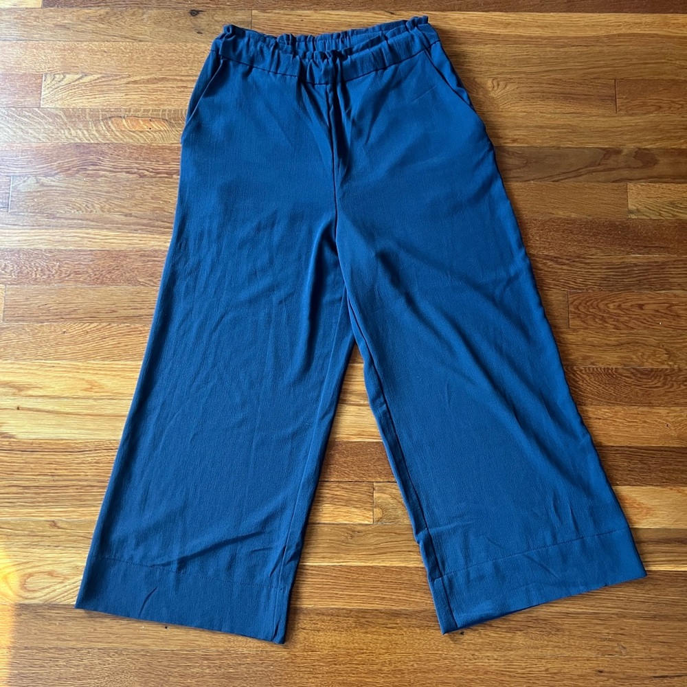 H&M Blue Wide-Leg Pants